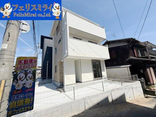 Terrechez　明石市魚住町１４期（西岡）　全２棟の外観|■現地写真・１号棟■
BELS評価取得物件♪
ZEH水準の住宅のため光熱費が約２０％削減出来ます♪