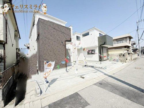 Terrechez　明石市大久保町１８期（八木）の外観|■現地写真・１号棟■
前面道路は約４．３ｍ御座います♪