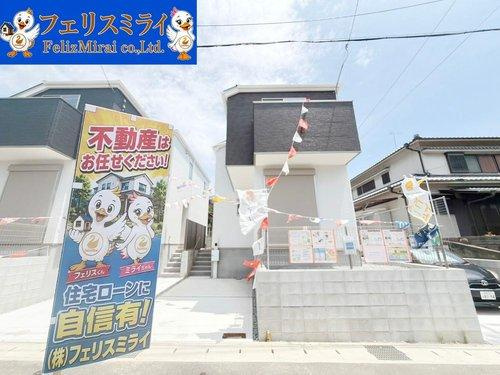 Terrechez　明石市太寺天王町１期の外観|■現地写真・２号棟■
BELS評価取得物件♪
ZEH水準の地球にもお財布にも優しい物件です♪
