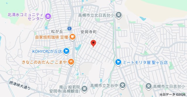 安岡寺３丁目戸建ての地図