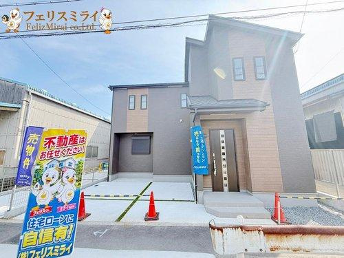 Heartful Town　明石市魚住町西岡１８４６番地　全５棟（明石）の前面道路含む現地写真|■現地写真・A号棟■
物件のお問い合わせは戸建て売買専門店の「フェリスミライ」までお気軽にお問合せ下さいませ♪