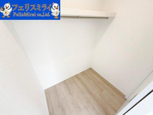 Heartful Town　明石市魚住町西岡２４５８番の収納|■現地写真・A号棟■
WIC完備♪