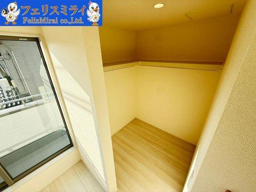 　の収納|■現地写真■
全室に大型収納を完備♪お部屋を広く使って頂けます♪