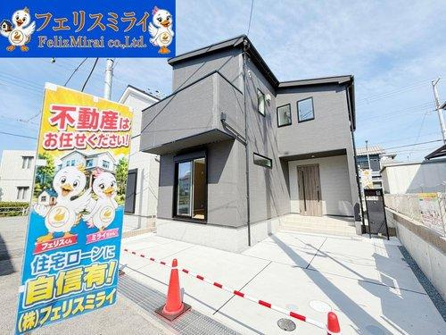 LiGNAGE　神戸市西区伊川谷町潤和２５－1期の前面道路含む現地写真|■現地写真・２号棟■
耐震等級は国内最高等級の３取得♪
長期優良住宅♪