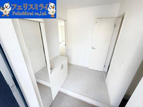 Terrechez　神戸市須磨区北落合　１期　　全２棟の外観|■現地写真・２号棟■
前面道路は約６ｍ御座います♪