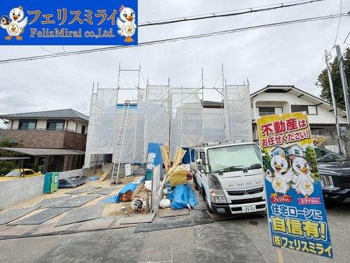 Terrechez　神戸市垂水区学が丘　２期　全２棟の外観|■現地写真■
車庫2台の新築戸建！