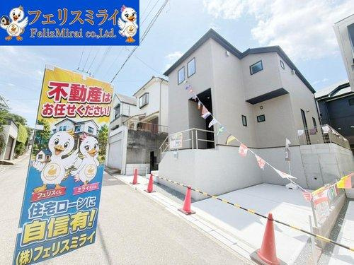 LiGNAGE　明石市松が丘３丁目２４-１期　全２棟の外観|■現地写真・２号棟■
耐震等級は国内最高等級の３取得♪
長期優良住宅♪