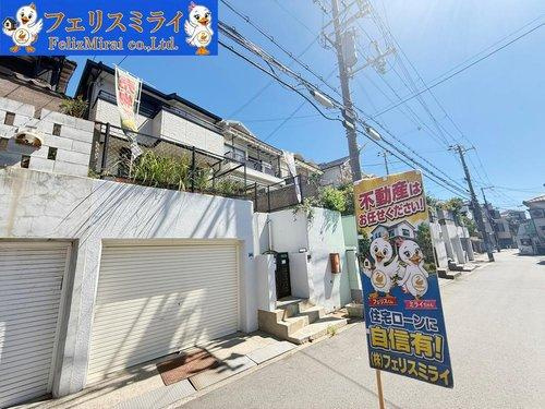 神戸市垂水区乙木２丁目１２-６の外観|■現地写真■
前道広々５ｍ♪シャッター駐車場完備♪