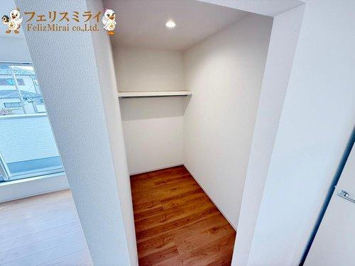 神戸市西区竹の台４丁目２５-１期Rの収納|■現地写真■
WIC完備◎