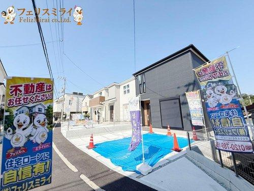 　の前面道路含む現地写真|■現地写真・３号棟■
２台駐車できます♪
ぜひ現地でお確かめください◎