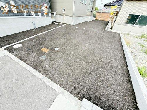 Cradle Garden　神戸市西区池上第４　全４棟の駐車場|■現地写真・４号棟■
☆成約特典拡大キャンペーン☆本日ご案内可能♪地元スタッフが対応します♪