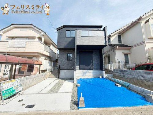 Terrechez　神戸市北区南五葉２期　全１棟の外観|■現地写真■
並列２台駐車できます♪大手施工で安心の住まい♪