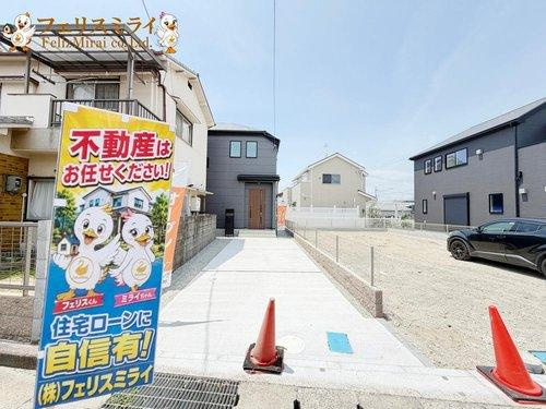 LiGNAGE　加古郡播磨町二子２５－1期　全２棟の外観|■現地写真・３号棟■
長期優良認定住宅♪
耐震等級は国内最高の３を取得しています♪