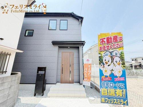 LiGNAGE　加古郡播磨町二子２５－1期　全２棟の前面道路含む現地写真|■現地写真・３号棟■
即日ご案内可能♪
住宅ローンに自信有♪