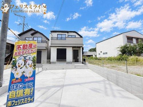 　の外観|■現地写真・B号棟■
大手施工で安心の住まい♪
耐震等級は国内最高等級の３取得♪