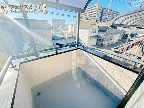 明石市田町２丁目３－８のバルコニー|■現地写真■
広々としたバルコニー♪
