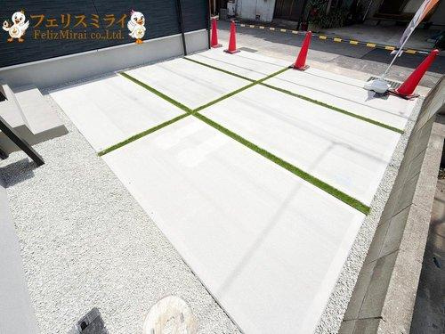 Grafare　明石氏魚住町清水４期の駐車場|■現地写真■
お車並列で２台駐車可能♪