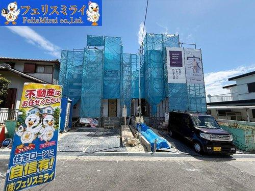 Grafare　神戸市北区ひよどり台　全２棟の外観|■現地写真■
地盤は安心の２０年保証♪
地盤調査もしっかりと行っております♪