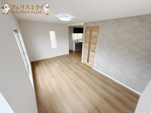 神戸市須磨区東白川台２丁目１８－3の居間・リビング|使いやすいリビングです