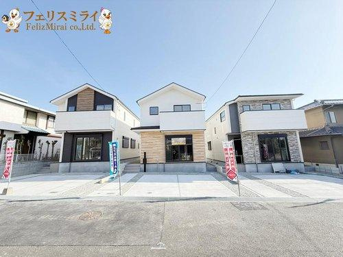 Terrechez　神戸市西区竹の台１期の外観|■現地写真・２号棟■
堂々の佇まい♪
デザイナーズ住宅で非常にお洒落です♪