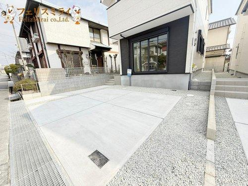 Terrechez　神戸市西区竹の台１期の駐車場|■現地写真・３号棟■
普通車２台駐車可能♪