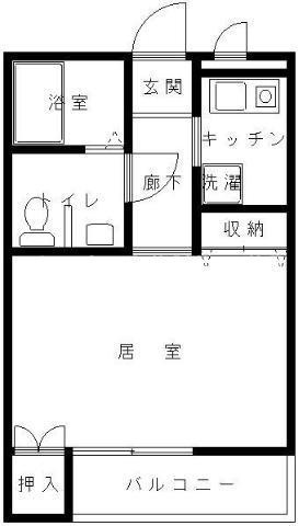 マンションアップルの間取り