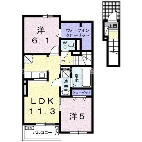 ボナールⅡの間取り