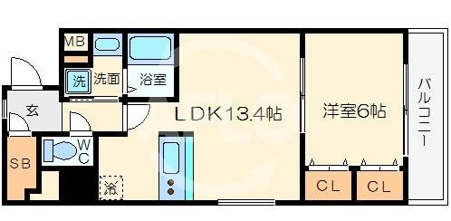 S-RESIDENCE学園坂の間取り|S-RESIDENCE 学園坂　使い勝手の良い間取り