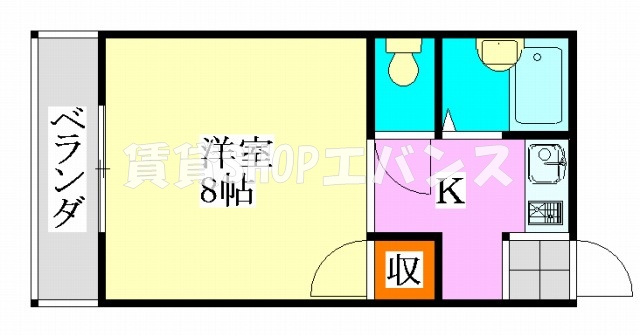 【間取り】 | 第一コーポ川島