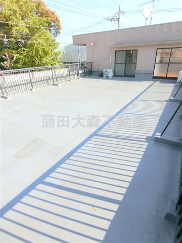 ベルデ南馬込のバルコニー|広々ルーフバルコニー