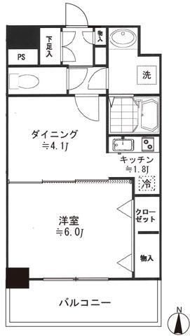 セレーネ自由が丘の間取り