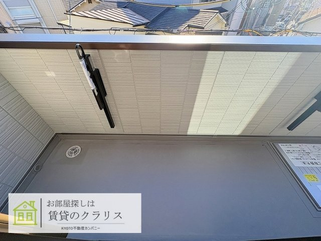 GRAMM桂稲荷山のバルコニー