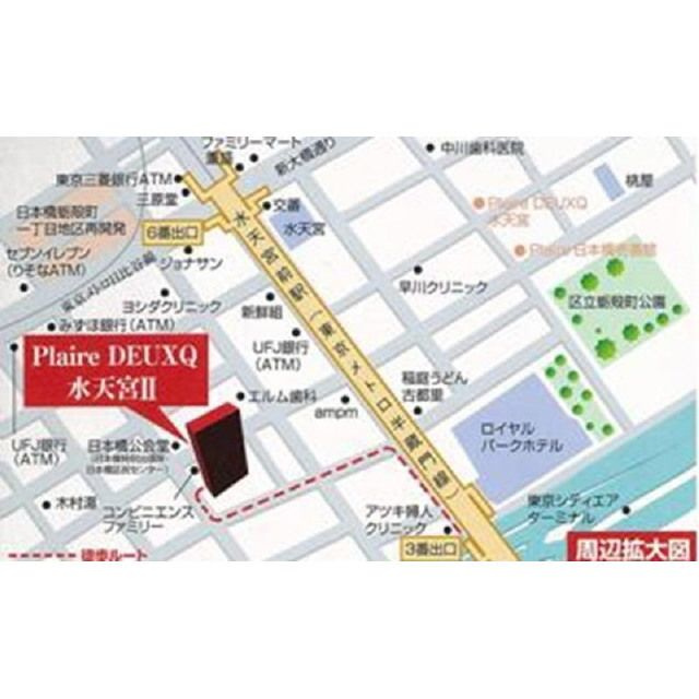 プレール・ドゥーク水天宮Ⅱの地図