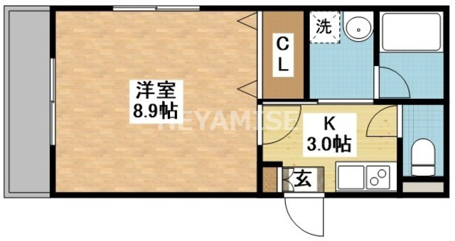 グリーンコート樺島の間取り