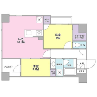 【間取り】 | ＬＵＰＩＮＵＳ　ＣＯＵＲＴ | 間取りです。