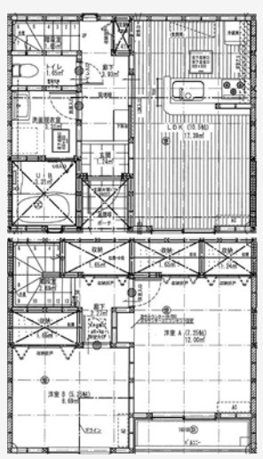 【間取り】 | リーブルファイン西町２号棟