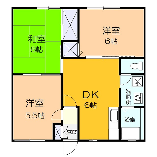 藤沢市村岡東３丁目のアパートの間取り