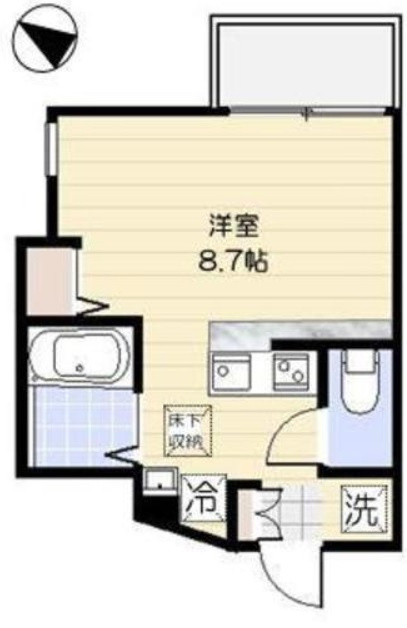サンシエ祐天寺の間取り