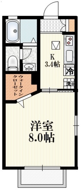 クレールメゾンの間取り|★角部屋★