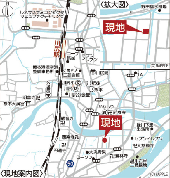 クレイドルガーデン／南区野田第２／１号棟の地図