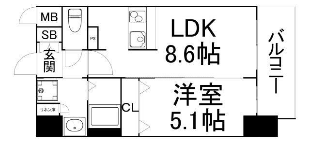 【間取り】 | スワンズシティ大阪城ノース