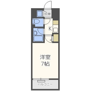パラシオ南森町の間取り|パラシオ南森町　間取り