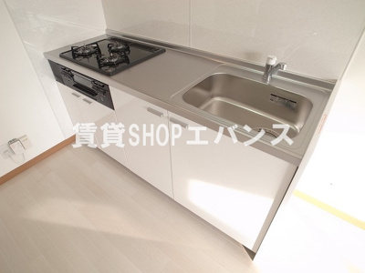 【キッチン】 | バルセローラⅡ | コンパクトなキッチンで掃除もラクラク