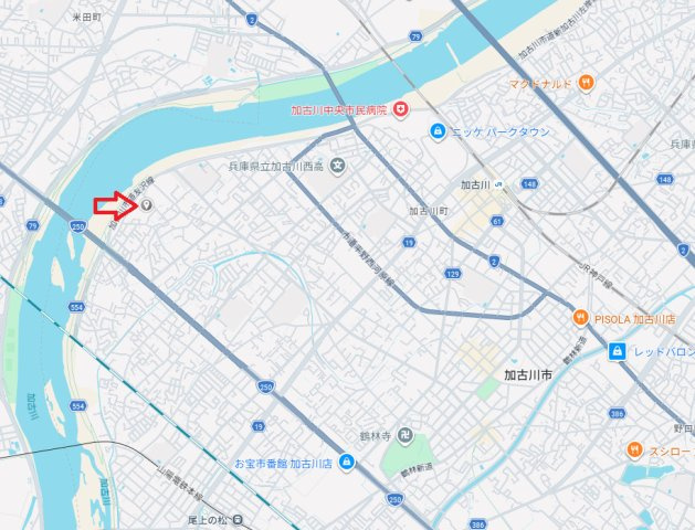 加古川市加古川町友沢5期（全1棟）新築の地図