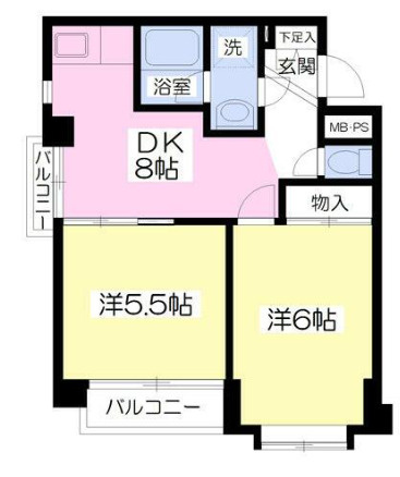 新宿区西落合１丁目の賃貸マンション