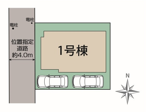 小金井市緑町3丁目 中央線 東小金井駅 新築戸建の区画図