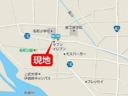 【中古平屋】伊勢崎市堀口町1期　２LDKの地図