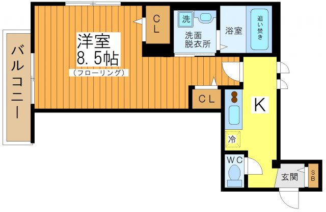 プラージュ桜丘の間取り