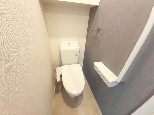 朝倉郡筑前町朝日のアパートのトイレ|トイレです