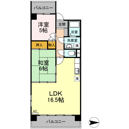 リーガル鷺沼の間取り